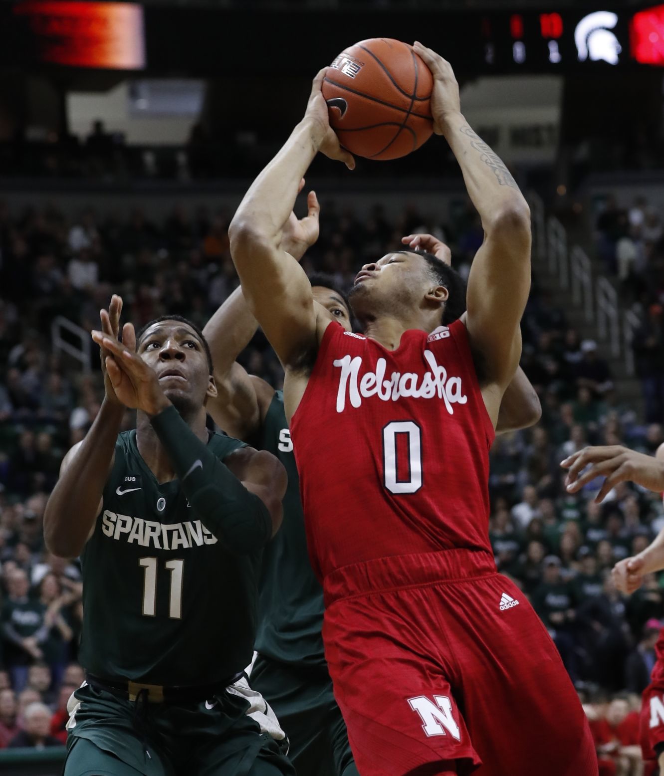 Nebraska Michigan St Basketball